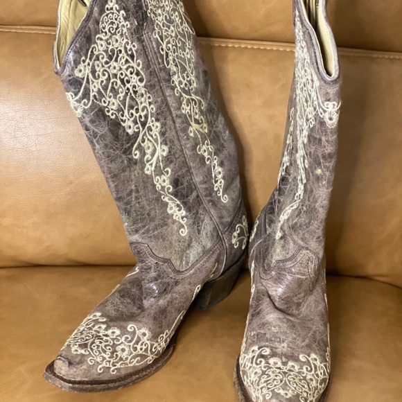 Corral wedding boot - bone color - Picture 3 of 4